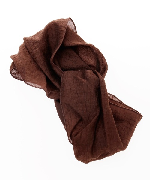 チャイハネ（チャイハネ）の「【チャイハネ】クロスヘアバンド（ヘアバンド・レディース・ベージュ/ブラウン/ネイビー/ホワイト/チャコール・FREE）」の3枚目の写真