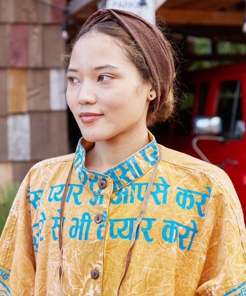 チャイハネ（チャイハネ）の「【チャイハネ】クロスヘアバンド（ヘアバンド・レディース・ベージュ/ブラウン/ネイビー/ホワイト/チャコール・FREE）」の19枚目の写真