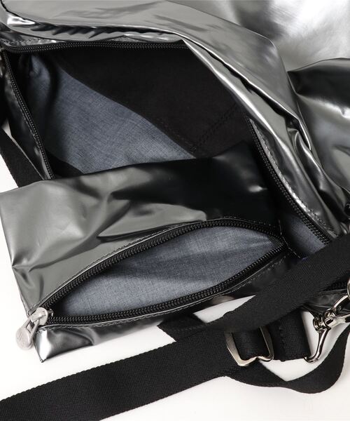 Jack Gomme（ジャックゴム）の「【JACK GOMME/ジャックゴム】ナイロン ショルダーバッグ　BOWL（ショルダーバッグ・レディース・ブラック/シルバー/グレイッシュベージュ/オレンジ/シャンパン/ブラック系その他/ダークグリーン・FREE）」の15枚目の写真