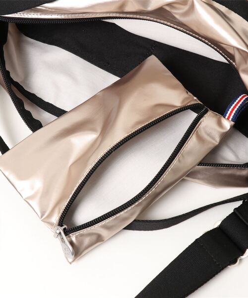 Jack Gomme（ジャックゴム）の「【JACK GOMME/ジャックゴム】ナイロン ショルダーバッグ　BOWL（ショルダーバッグ・レディース・ブラック/シルバー/グレイッシュベージュ/オレンジ/シャンパン/ブラック系その他/ダークグリーン・FREE）」の14枚目の写真