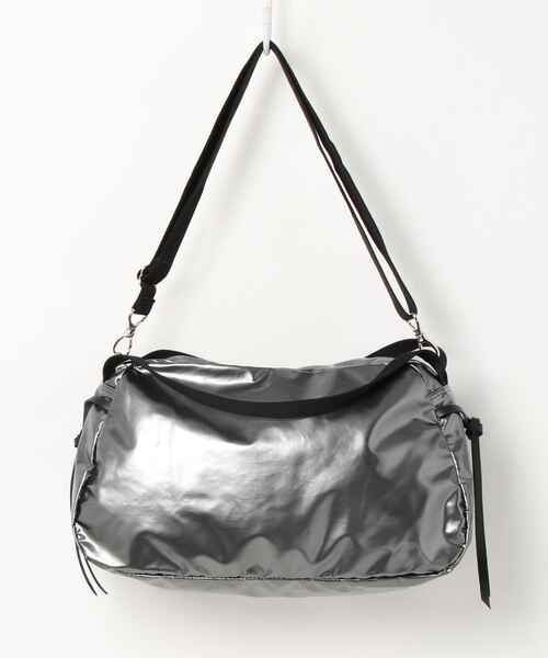 Jack Gomme（ジャックゴム）の「【JACK GOMME/ジャックゴム】ナイロン ショルダーバッグ　BOWL（ショルダーバッグ・レディース・ブラック/シルバー/グレイッシュベージュ/オレンジ/シャンパン/ブラック系その他/ダークグリーン・FREE）」の19枚目の写真