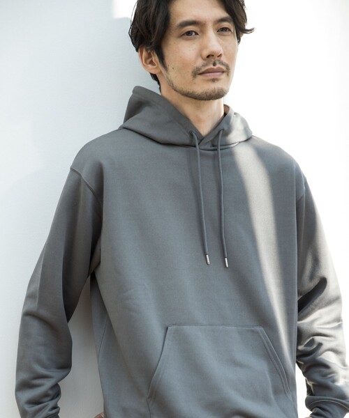 THE SHOP TK (ザ ショップ ティーケー )の「◆【Begin5月号掲載】爆速乾プルパーカ(パーカー・メンズ・オフホワイト/チャコールグレー/ライトベージュ/ピンク系/ライトブルー/ネイビー・00/01/02/03/04/05)」の3枚目の写真