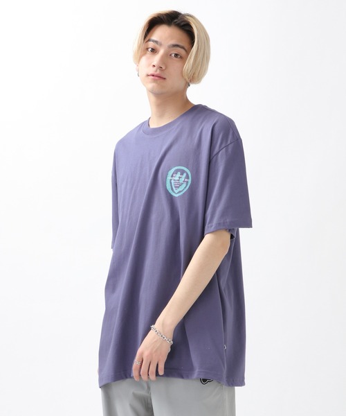 ISTKUNST（イストクンスト）の「ISTKUNST／LOGO&SMILEY TEE 2940864（Tシャツ/カットソー・レディース・ホワイト/ダークラベンダー/ライトイエロー/オレンジ/ブラック/ライトグレー/ライトブルー/ネイビー/ライトグリーン/パープル/ピンク・SMALL/MEDIUM/LARGE）」の20枚目の写真