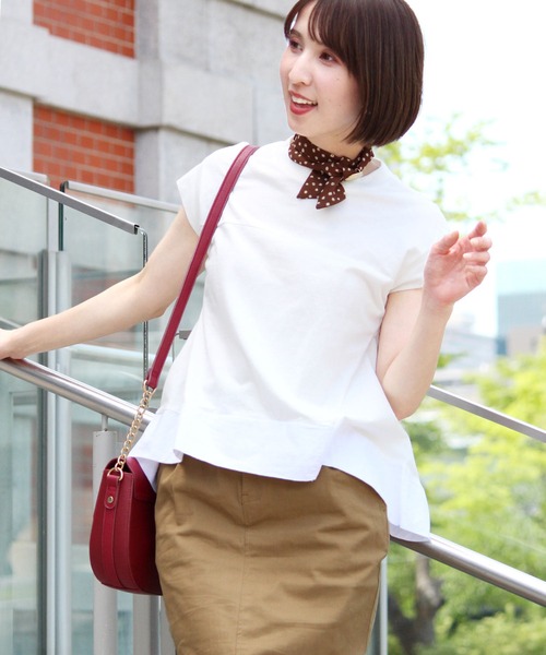 ElegChic(エレグシック)の「ボタンベルト タイト スカート (スカート・レディース・カーキ/ブラック/ベージュ・L/M)」の14枚目の写真