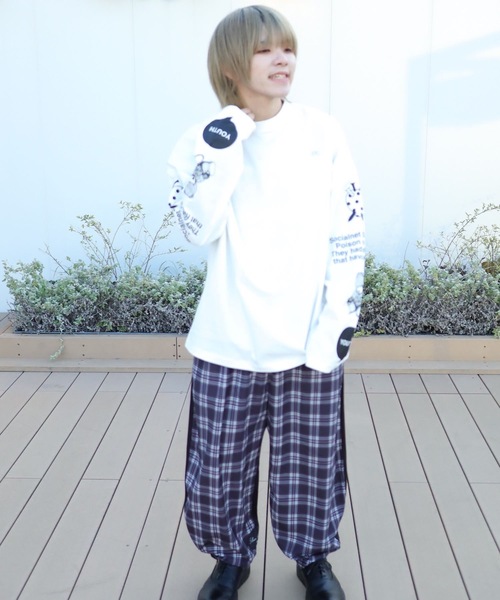 rovtski(ロフトスキー)の「【セットアップ対応】ROVTSKI SHARE ROOMALADIN PT for ROOM/シェアルーム アラジンパンツ フォールーム(その他パンツ・メンズ・ホワイト×ブラック/ネイビー/ブラック系その他/インディゴブルー/ブラック・FREE)」の12枚目の写真