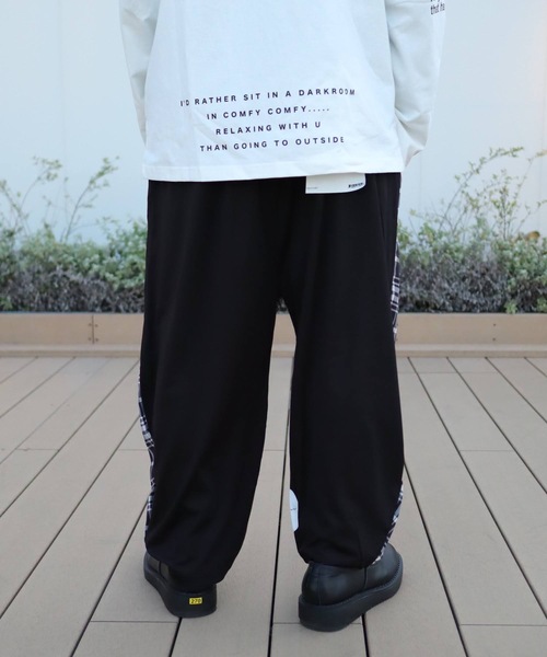 rovtski(ロフトスキー)の「【セットアップ対応】ROVTSKI SHARE ROOMALADIN PT for ROOM/シェアルーム アラジンパンツ フォールーム(その他パンツ・メンズ・ホワイト×ブラック/ネイビー/ブラック系その他/インディゴブルー/ブラック・FREE)」の9枚目の写真