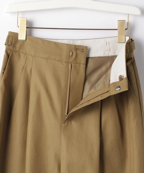 BRACTMENT（ブラクトメント）の「『BRACTMENT(ブラクトメント)』 BM サイド アジャスト 2タックパンツ（その他パンツ・レディース・オフホワイト/オリーブ・38/36）」の13枚目の写真