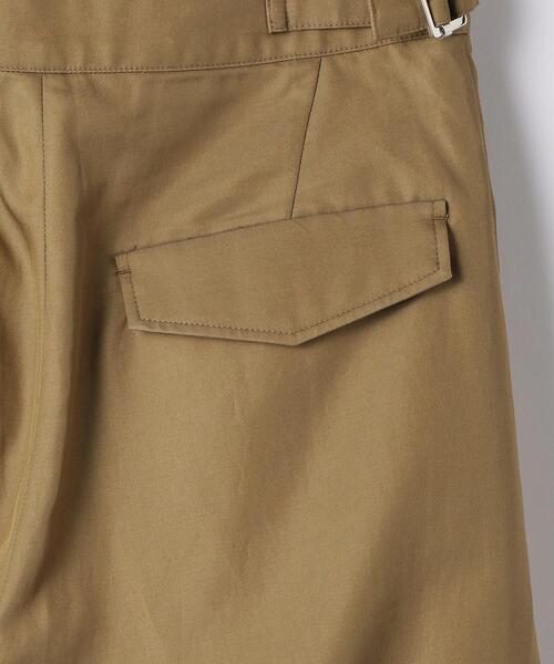 BRACTMENT（ブラクトメント）の「『BRACTMENT(ブラクトメント)』 BM サイド アジャスト 2タックパンツ（その他パンツ・レディース・オフホワイト/オリーブ・38/36）」の6枚目の写真