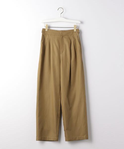 BRACTMENT（ブラクトメント）の「『BRACTMENT(ブラクトメント)』 BM サイド アジャスト 2タックパンツ（その他パンツ・レディース・オフホワイト/オリーブ・38/36）」の18枚目の写真