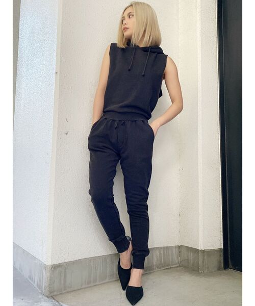 GYDA(ジェイダ)の「【セットアップ着用可】vintageスリムスウェットパンツ(その他パンツ・レディース・ブラック/ピンク/カーキ・FREE)」の9枚目の写真