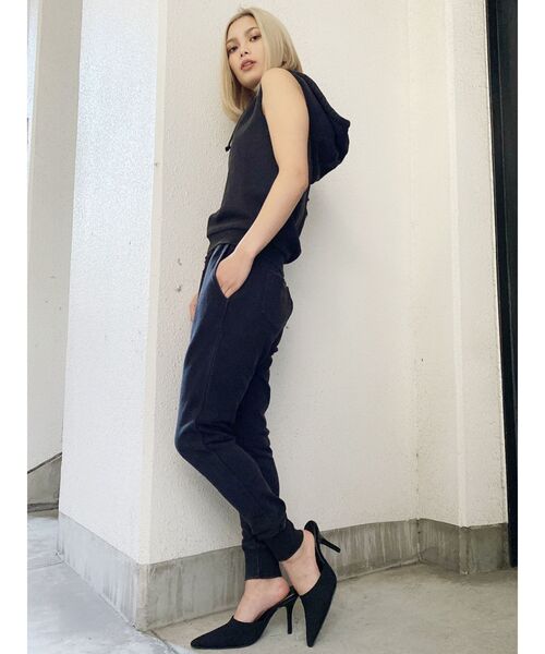 GYDA(ジェイダ)の「【セットアップ着用可】vintageスリムスウェットパンツ(その他パンツ・レディース・ブラック/ピンク/カーキ・FREE)」の10枚目の写真