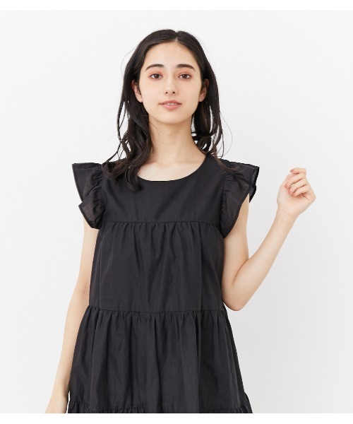 ワンピース ワンピース ドレスショルダーフリルティアードミニワンピース ワンピース Rienda リエンダ のファッション ワンピース ワンピース ドレスショルダーフリルティアードミニワンピース ワンピース Rienda リエンダ のファッション