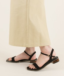 RANDA | クリアヒールスクエアトゥサンダル(サンダル)