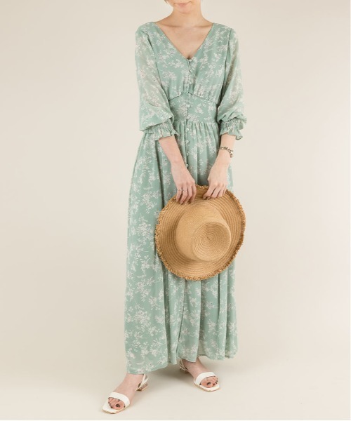 RANDA（ランダ）の「クリアヒールスクエアトゥサンダル（サンダル・レディース・ブラック/グリーン/ホワイト/ベージュ・L/LL/M/S）」の21枚目の写真