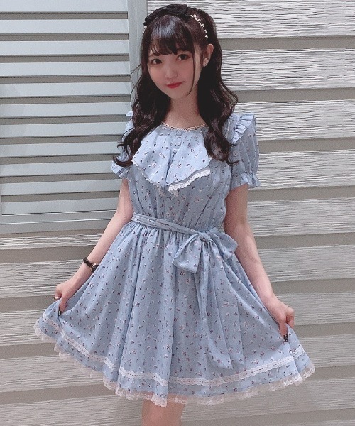 Secret Honey マーメイド シェル ワンピース レース フレア パール Secret Honey マーメイド シェル ワンピース レース フレア パール
