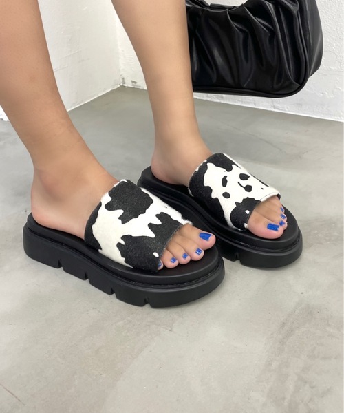 SHAGGIE（シャギー）の「プラットフォームコンフォートサンダル（サンダル・レディース・ブラック/その他・S/M/L/XL）」の15枚目の写真