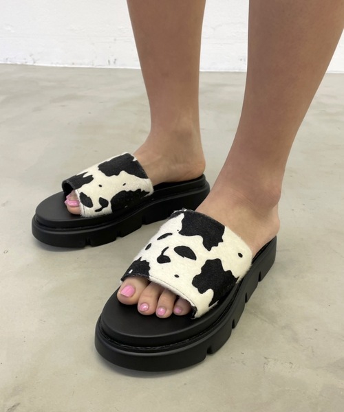 SHAGGIE（シャギー）の「プラットフォームコンフォートサンダル（サンダル・レディース・ブラック/その他・S/M/L/XL）」の7枚目の写真