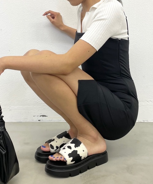 SHAGGIE（シャギー）の「プラットフォームコンフォートサンダル（サンダル・レディース・ブラック/その他・S/M/L/XL）」の19枚目の写真