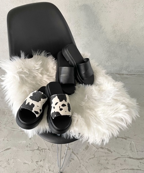 SHAGGIE（シャギー）の「プラットフォームコンフォートサンダル（サンダル・レディース・ブラック/その他・S/M/L/XL）」の17枚目の写真