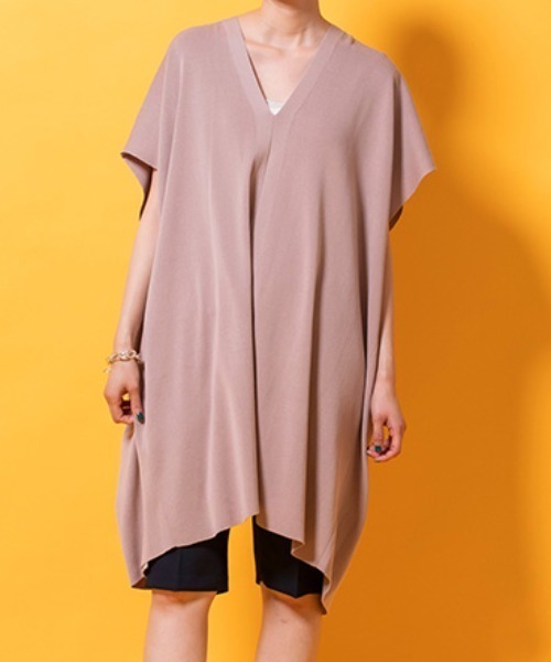 lautreamont BLEUBLANC(ロートレアモンブルーブラン)の「バックスリットニットプルオーバー(ニット/セーター・レディース・ベージュ/オレンジ・9号)」の2枚目の写真