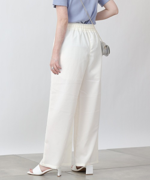 COLONY 2139（コロニートゥーワンスリーナイン）の「エステルスラブワイドイージーパンツ（その他パンツ・レディース・アイボリー/モカ/グレイッシュベージュ・FREE）」の22枚目の写真