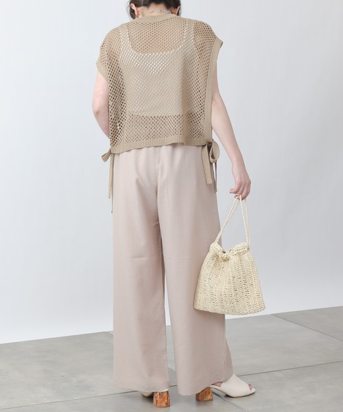 COLONY 2139（コロニートゥーワンスリーナイン）の「エステルスラブワイドイージーパンツ（その他パンツ・レディース・アイボリー/モカ/グレイッシュベージュ・FREE）」の19枚目の写真