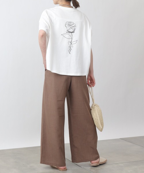 COLONY 2139（コロニートゥーワンスリーナイン）の「エステルスラブワイドイージーパンツ（その他パンツ・レディース・アイボリー/モカ/グレイッシュベージュ・FREE）」の20枚目の写真