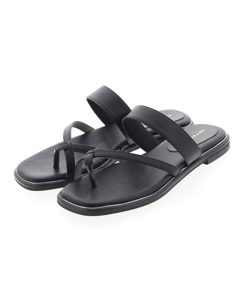 JELLY BEANS（ジェリービーンズ）の「クロストングフラットサンダル(204-32668)JELLY BEANS(ジェリービーンズ)（サンダル・レディース・ホワイト/ブラック/ベージュ・LL/S/M/L）」の9枚目の写真