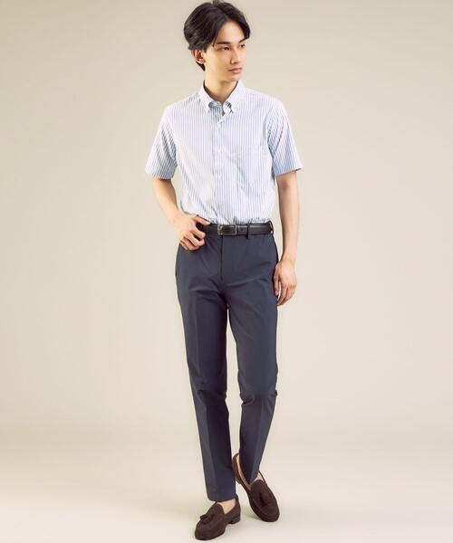 グリーンレーベルリラクシング　ワークトリップアウトフィッツ　パンツスーツ　ブルー WORK TRIP OUTFITS GREEN LABEL RELAXING（ワークトリップアウト