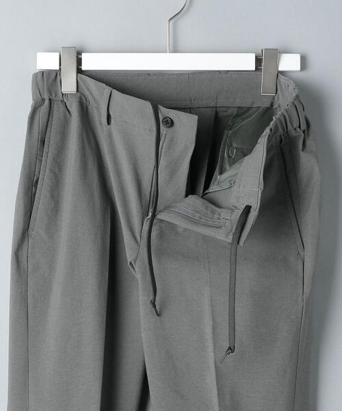 WORK TRIP OUTFITS GREEN LABEL RELAXING（ワークトリップアウトフィッツグリーンレーベル リラクシング）の「＜ 機能 / 洗濯機洗い可・防シワ・ストレッチ・接触冷感 ＞ WTO ソリッド イージーパンツ ＃（スラックス・メンズ・ネイビー/ベージュ/グレー・L/84/XS/72/S/76/XL/88/M/80）」の14枚目の写真