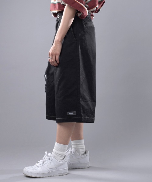 Perushu(ペルーシュ)の「カラーステッチワークハーフパンツ(その他パンツ・レディース・ブラック/ライトグリーン・SMALL/MEDIUM/LARGE)」の7枚目の写真
