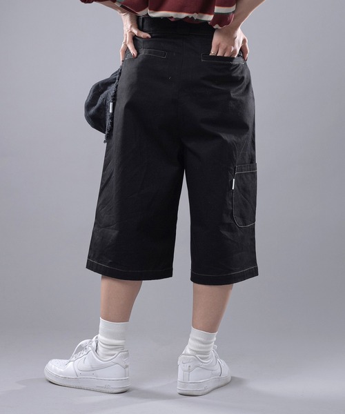 Perushu(ペルーシュ)の「カラーステッチワークハーフパンツ(その他パンツ・レディース・ブラック/ライトグリーン・SMALL/MEDIUM/LARGE)」の9枚目の写真