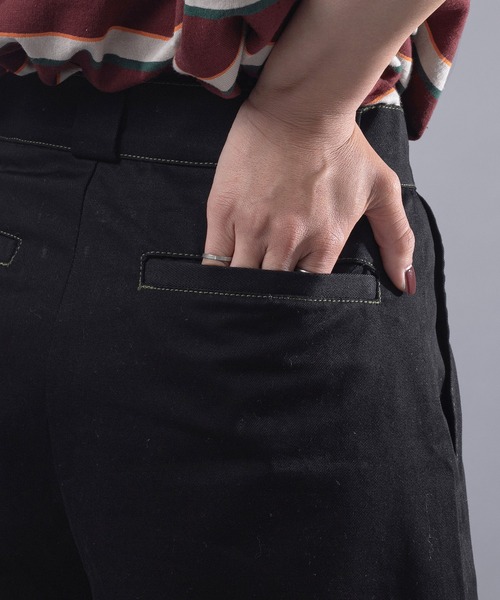 Perushu(ペルーシュ)の「カラーステッチワークハーフパンツ(その他パンツ・レディース・ブラック/ライトグリーン・SMALL/MEDIUM/LARGE)」の12枚目の写真