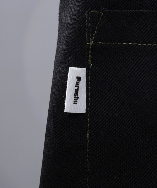 Perushu(ペルーシュ)の「カラーステッチワークハーフパンツ(その他パンツ・レディース・ブラック/ライトグリーン・SMALL/MEDIUM/LARGE)」の16枚目の写真