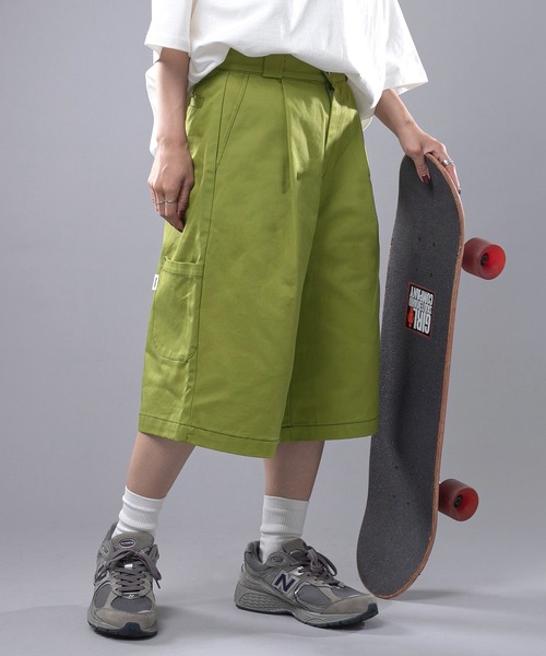 Perushu(ペルーシュ)の「カラーステッチワークハーフパンツ(その他パンツ・レディース・ブラック/ライトグリーン・SMALL/MEDIUM/LARGE)」の22枚目の写真