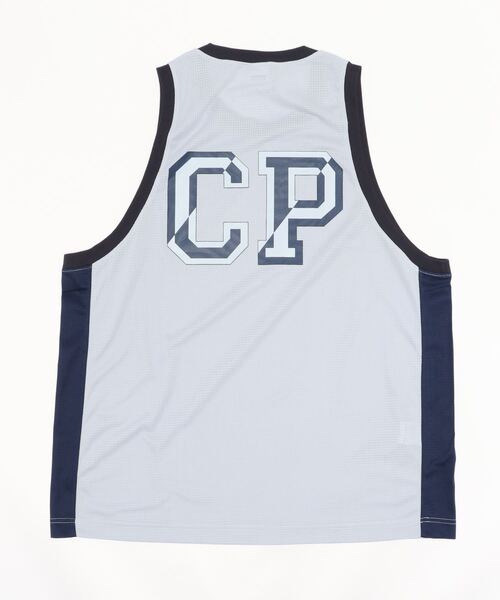 CIAOPANIC（チャオパニック）の「■BASKET BALL SHIRTS/メッシュバスケットボールゲームシャツ（タンクトップ・メンズ・ホワイト/ネイビー/グレー・MEDIUM/LARGE）」の4枚目の写真