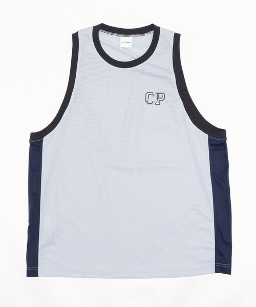 CIAOPANIC（チャオパニック）の「■BASKET BALL SHIRTS/メッシュバスケットボールゲームシャツ（タンクトップ・メンズ・ホワイト/ネイビー/グレー・MEDIUM/LARGE）」の8枚目の写真