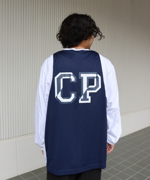 CIAOPANIC（チャオパニック）の「■BASKET BALL SHIRTS/メッシュバスケットボールゲームシャツ（タンクトップ・メンズ・ホワイト/ネイビー/グレー・MEDIUM/LARGE）」の9枚目の写真