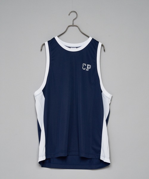 CIAOPANIC（チャオパニック）の「■BASKET BALL SHIRTS/メッシュバスケットボールゲームシャツ（タンクトップ・メンズ・ホワイト/ネイビー/グレー・MEDIUM/LARGE）」の18枚目の写真