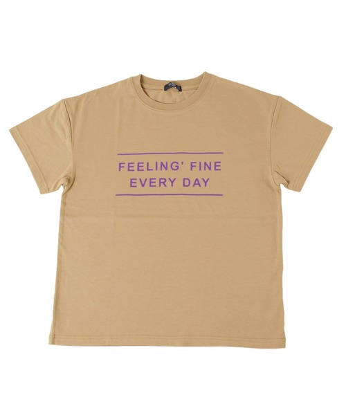 GLAZOS(グラソス)の「天竺・ドロップショルダーネオンカラーロゴ半袖Tシャツ(Tシャツ/カットソー・キッズ・ブルー/チャコールグレー/ベージュ・140cm/170cm/150cm/160cm/130cm)」の5枚目の写真