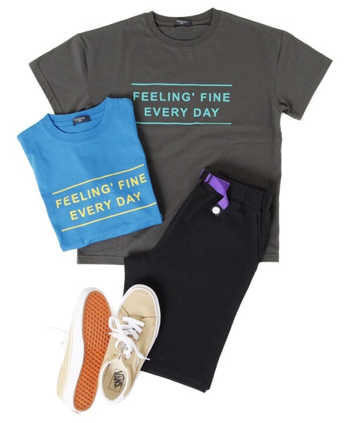 GLAZOS(グラソス)の「天竺・ドロップショルダーネオンカラーロゴ半袖Tシャツ(Tシャツ/カットソー・キッズ・ブルー/チャコールグレー/ベージュ・140cm/170cm/150cm/160cm/130cm)」の17枚目の写真