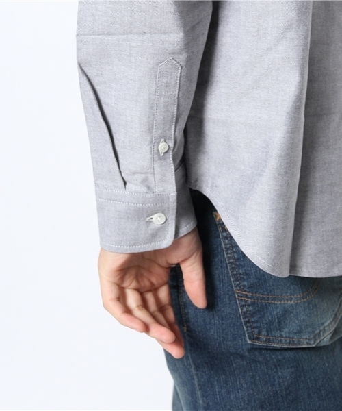 DOUBLE STEAL（ダブルスティール）の「パーツ迷彩ボタンダウンシャツ（シャツ/ブラウス・メンズ・グレー/ブルー/ネイビー・X-LARGE/MEDIUM/LARGE）」の10枚目の写真