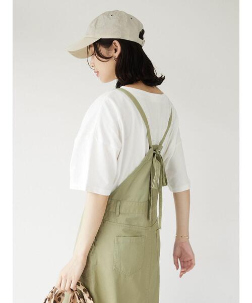 Green　Parks（グリーンパークス）の「・ナイロンキャップ＊（キャップ・レディース・ライトベージュ/グリーン/ブラック/グレー/ベージュ・FREE）」の8枚目の写真