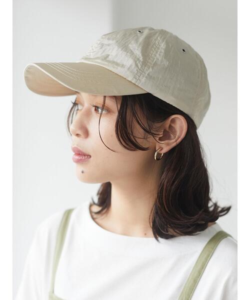 Green　Parks（グリーンパークス）の「・ナイロンキャップ＊（キャップ・レディース・ライトベージュ/グリーン/ブラック/グレー/ベージュ・FREE）」の10枚目の写真