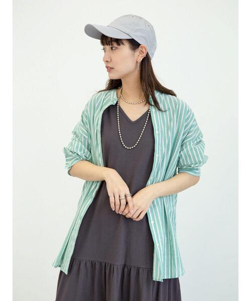 Green　Parks（グリーンパークス）の「・ナイロンキャップ＊（キャップ・レディース・ライトベージュ/グリーン/ブラック/グレー/ベージュ・FREE）」の13枚目の写真