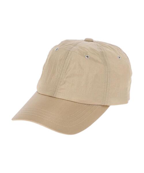 Green　Parks（グリーンパークス）の「・ナイロンキャップ＊（キャップ・レディース・ライトベージュ/グリーン/ブラック/グレー/ベージュ・FREE）」の3枚目の写真