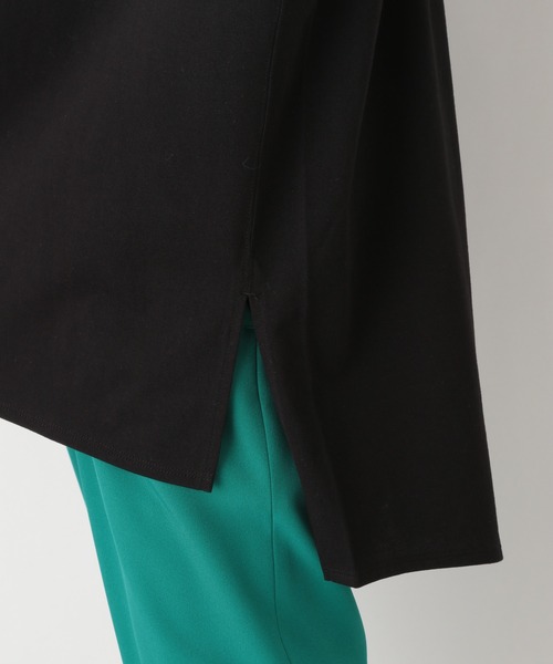 LEPSIM（レプシィム）の「オーバースリットプルオーバーＳＳ　949218（Tシャツ/カットソー・レディース・ライトブルー/ブラック/オフホワイト/キャメル・FREE）」の14枚目の写真