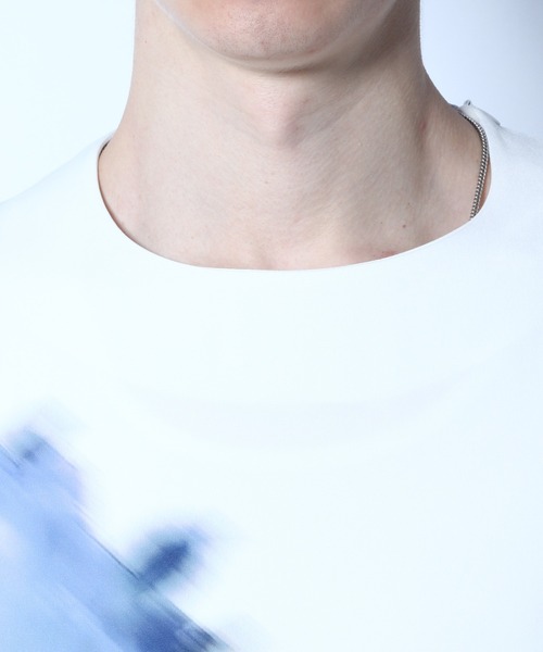 HARE(ハレ)の「ボカシハナガラプルオーバー(HARE)(Tシャツ/カットソー・メンズ・ブラック/オフホワイト・MEDIUM/SMALL)」の5枚目の写真