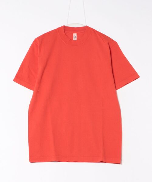 LOS ANGELES APPAREL（ロサンゼルスアパレル）の「《LOS ANGELES APPAREL》6.5oz Garment Dye CrewNeck T-SHIRT（Tシャツ/カットソー・メンズ・グリーン/クリアブルー/クリーム/スミクロ/ベージュ/パープル/ブラック/ホワイト/ライトグレー/ピンク系その他/ライトピンク/レッド系その他2/ネイビー/レッド系その他/コーラルピンク/オレンジ/アーミー/パープル系・X-LARGE/XX-LARGE/LARGE/MEDIUM/XXX-LARGE/SMALL）」の18枚目の写真