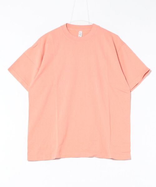 LOS ANGELES APPAREL（ロサンゼルスアパレル）の「《LOS ANGELES APPAREL》6.5oz Garment Dye CrewNeck T-SHIRT（Tシャツ/カットソー・メンズ・グリーン/クリアブルー/クリーム/スミクロ/ベージュ/パープル/ブラック/ホワイト/ライトグレー/ピンク系その他/ライトピンク/レッド系その他2/ネイビー/レッド系その他/コーラルピンク/オレンジ/アーミー/パープル系・X-LARGE/XX-LARGE/LARGE/MEDIUM/XXX-LARGE/SMALL）」の15枚目の写真